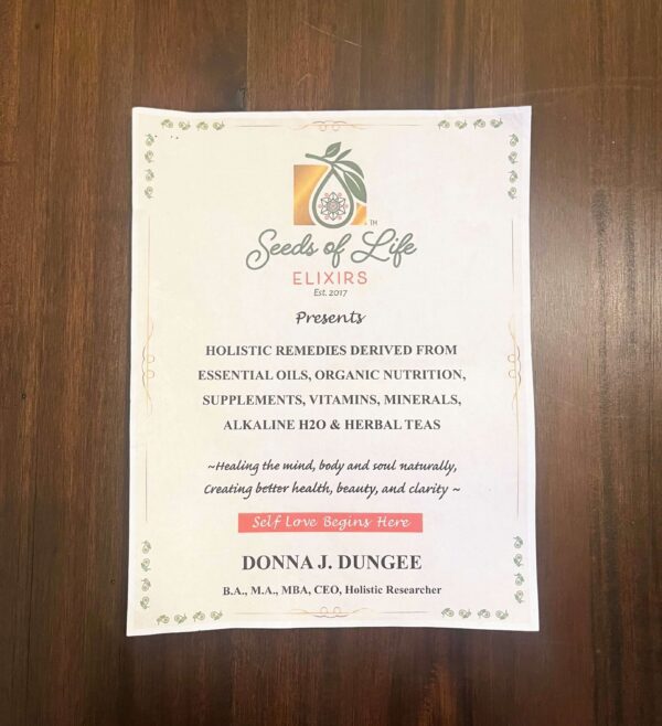 Seeds of Life Elixirs Holistic Remedies Book