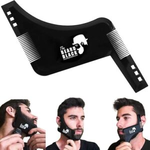 BEARD BLACK Beard Shaping & Styling Tool with Inbuilt Comb